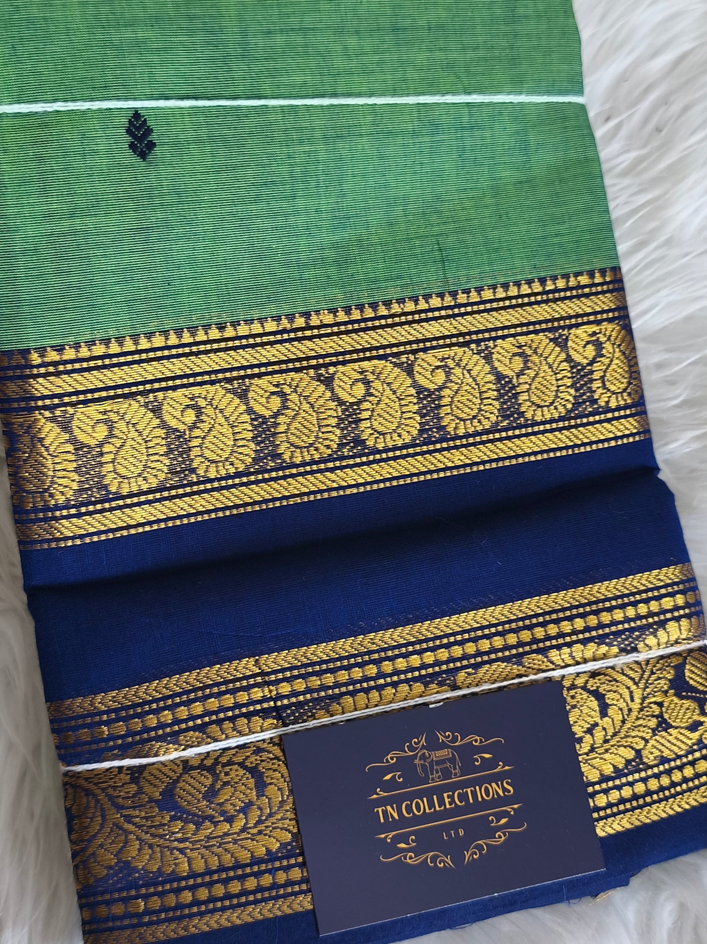 Pure handloom kanchi cotton saree