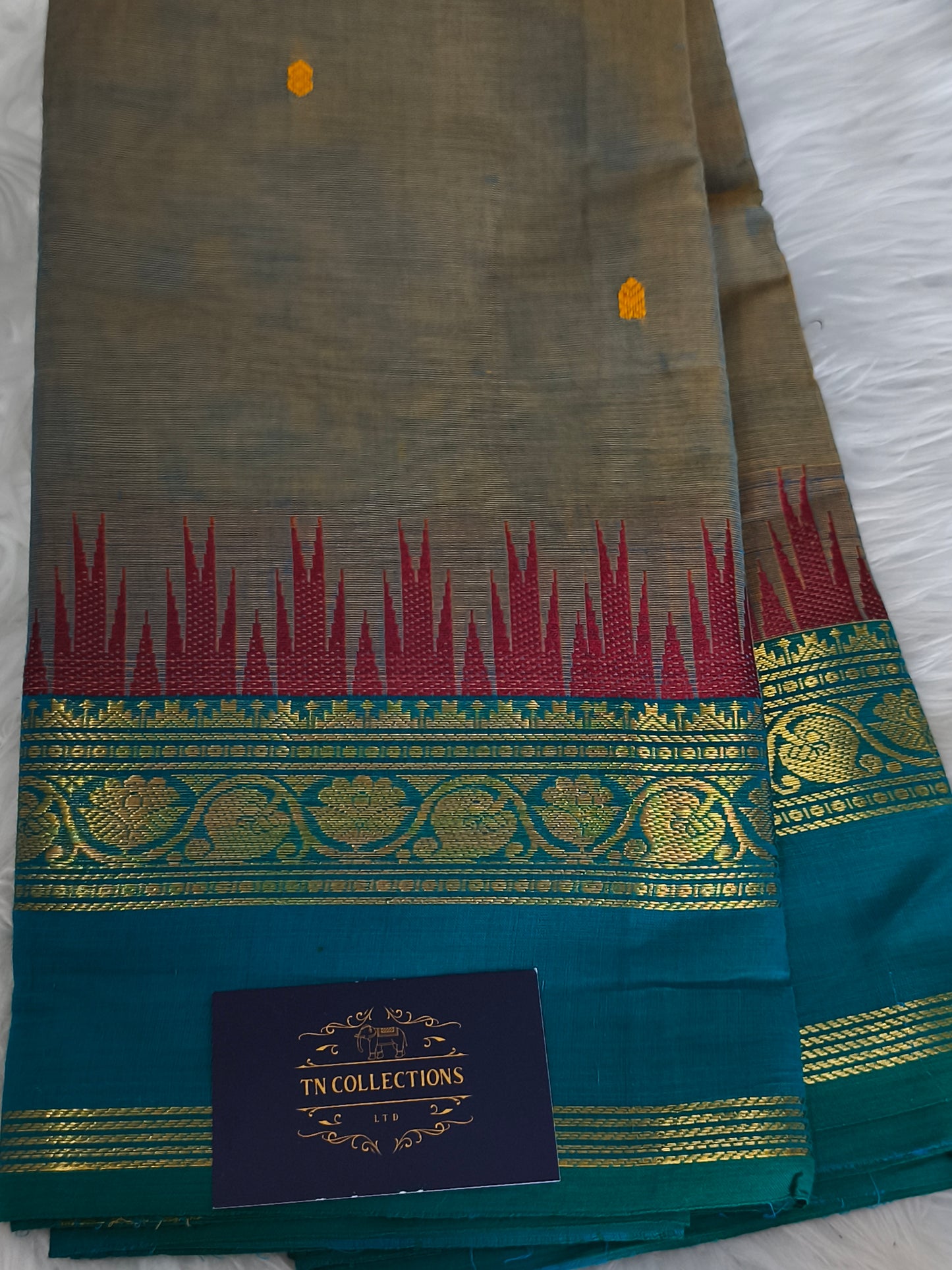 80's Pure Handloom Kanchi Cotton Saree