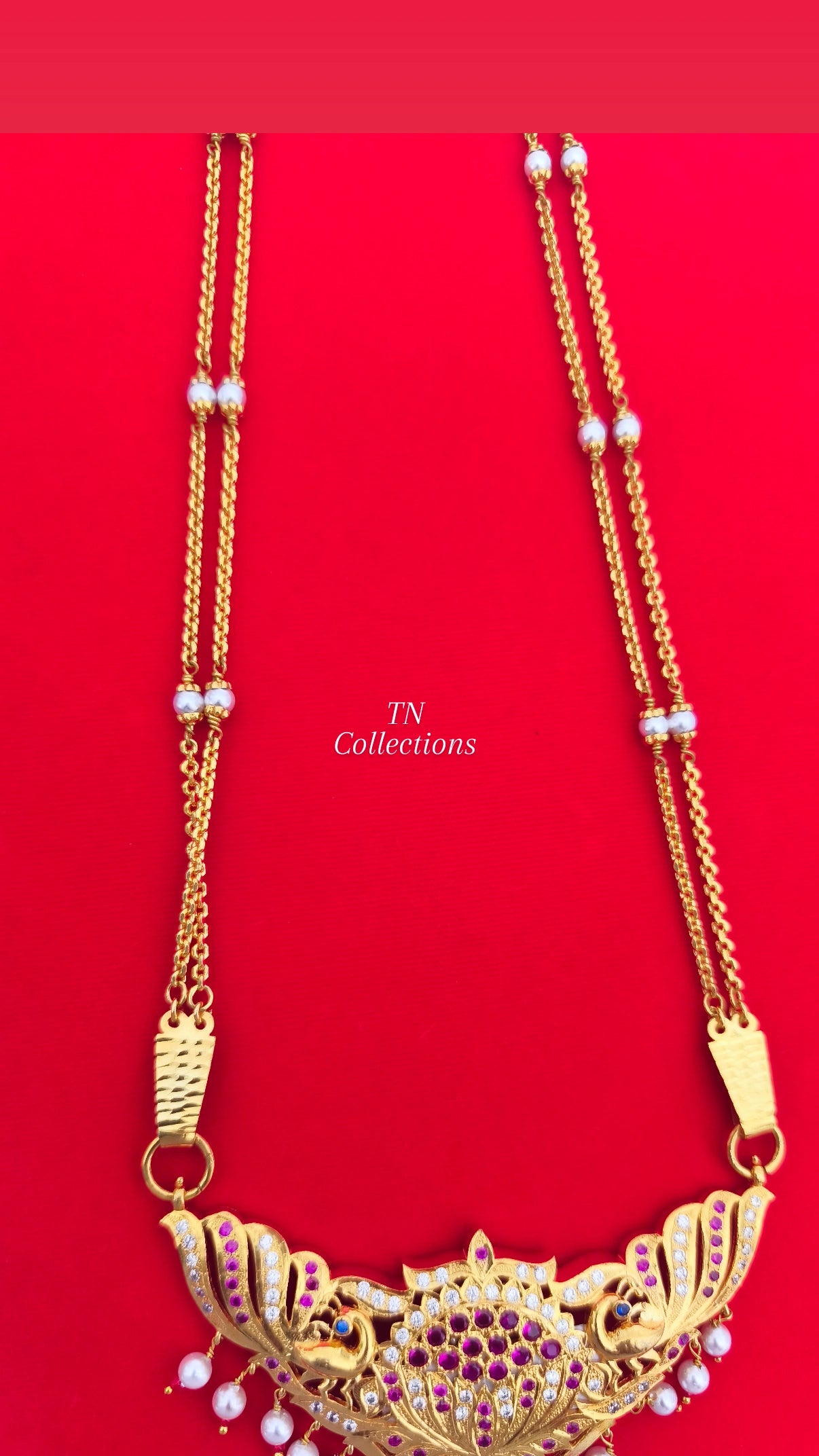 22ct Gold plated Traditional Alli Marakatha Pathakkam