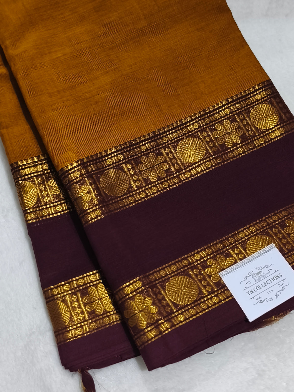 Pure handloom kanchi cotton saree
