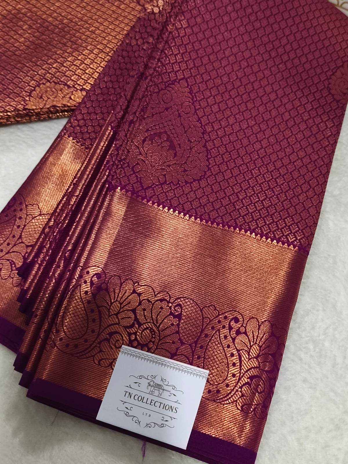 kanchi semi silk saree (Bridal Collection)