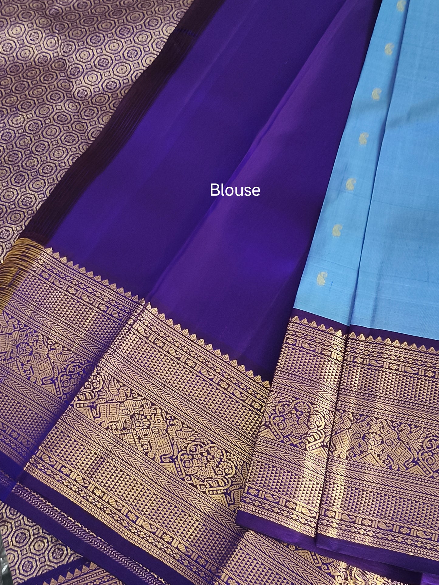 Pure Handloom kanchipuram Silk Saree