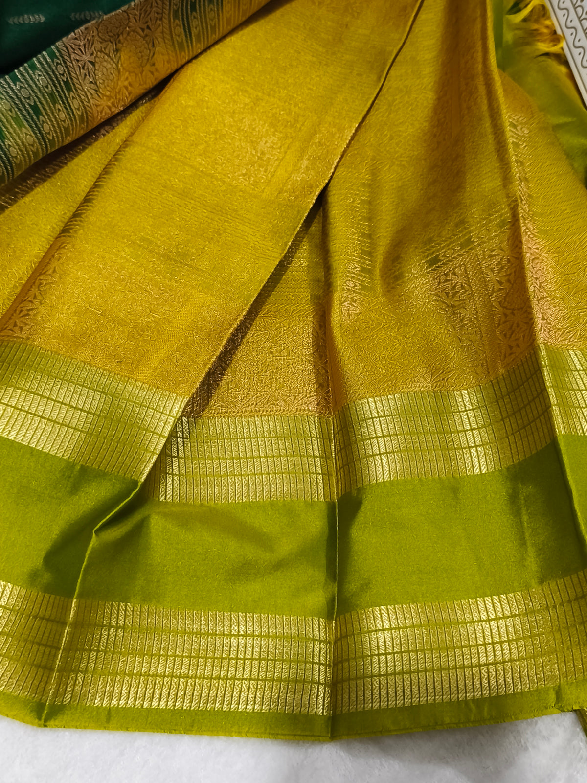 Premium kanchi semi silk saree
