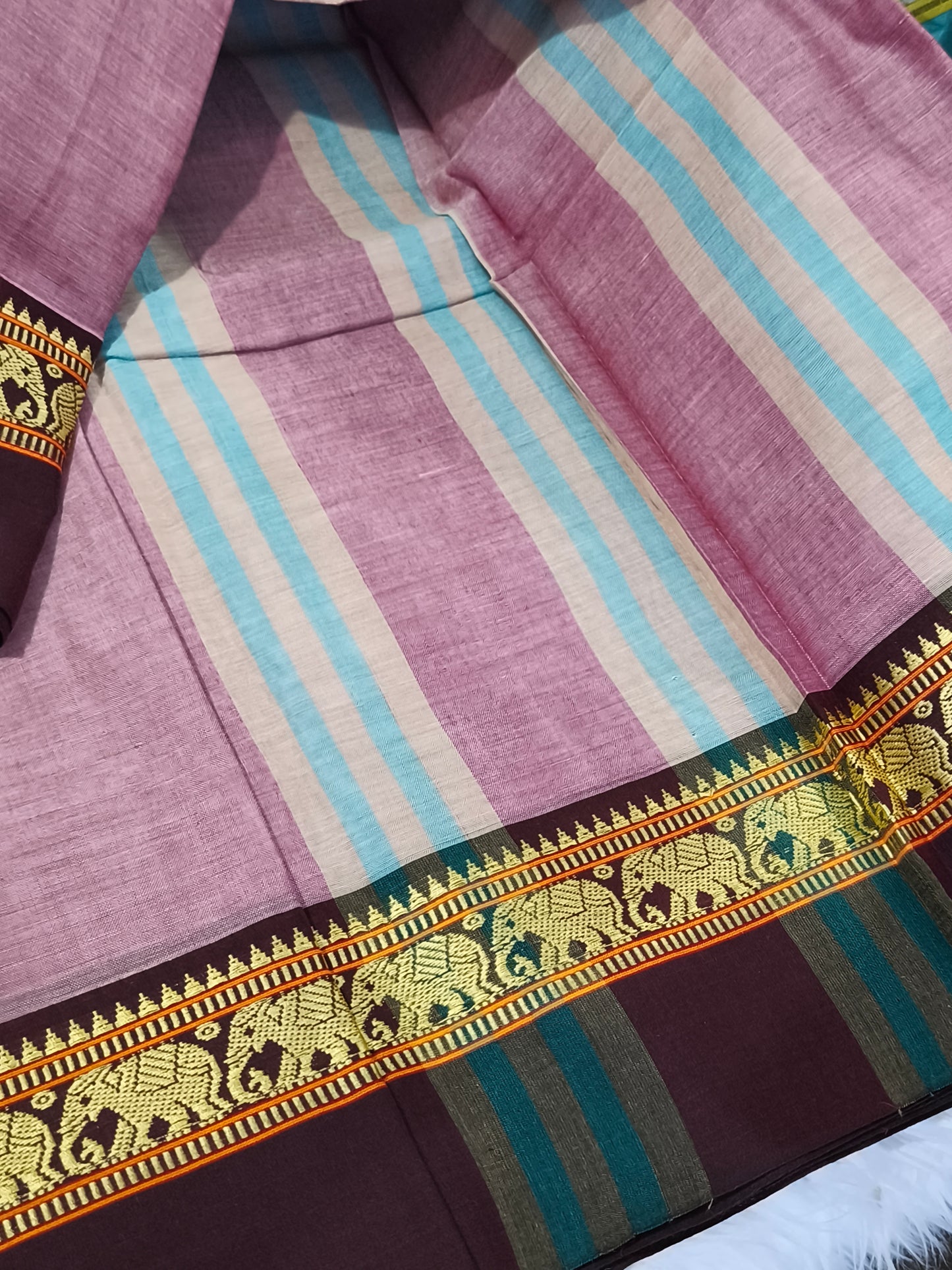 Pure Narayanped Mercerised Cotton Saree