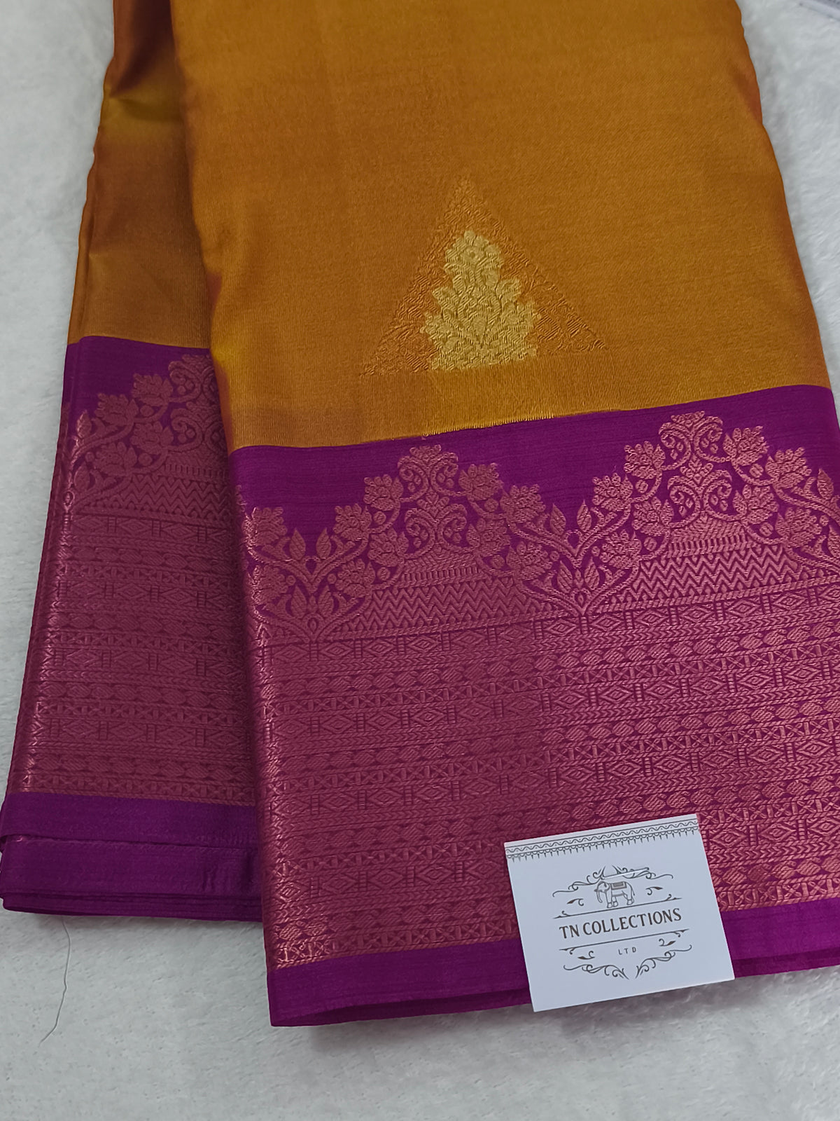 Premium kanchi semi Silk Saree