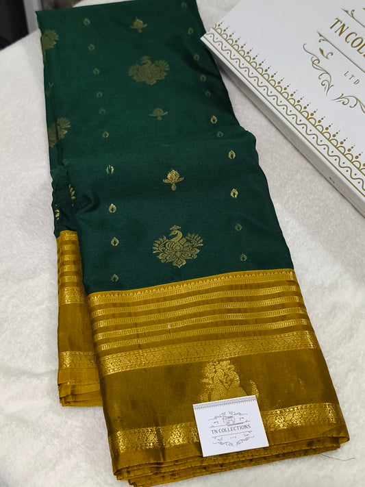 Premium kanchi semi Soft Silk Saree