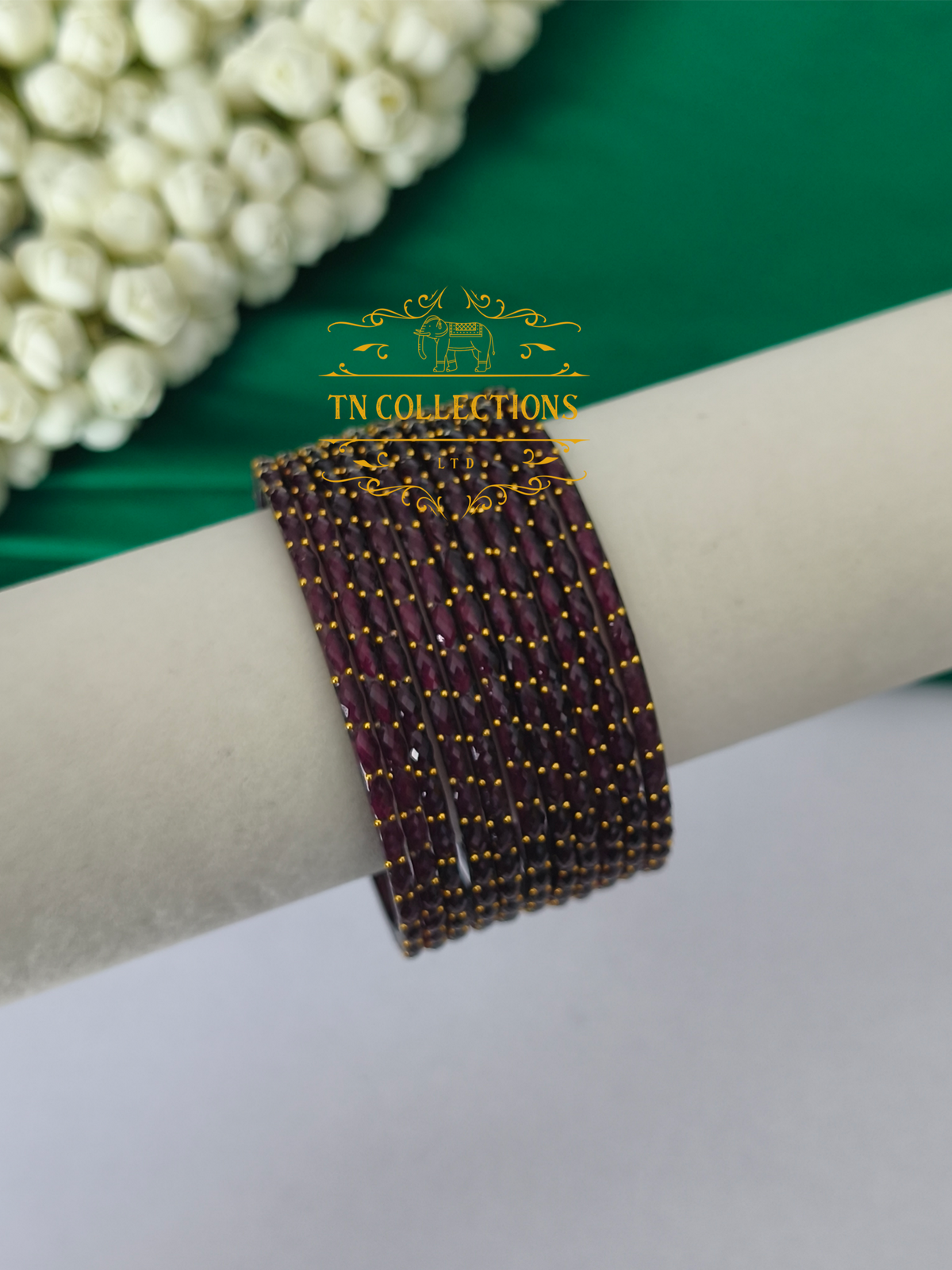 Trendy Raindrop Glass Bangles