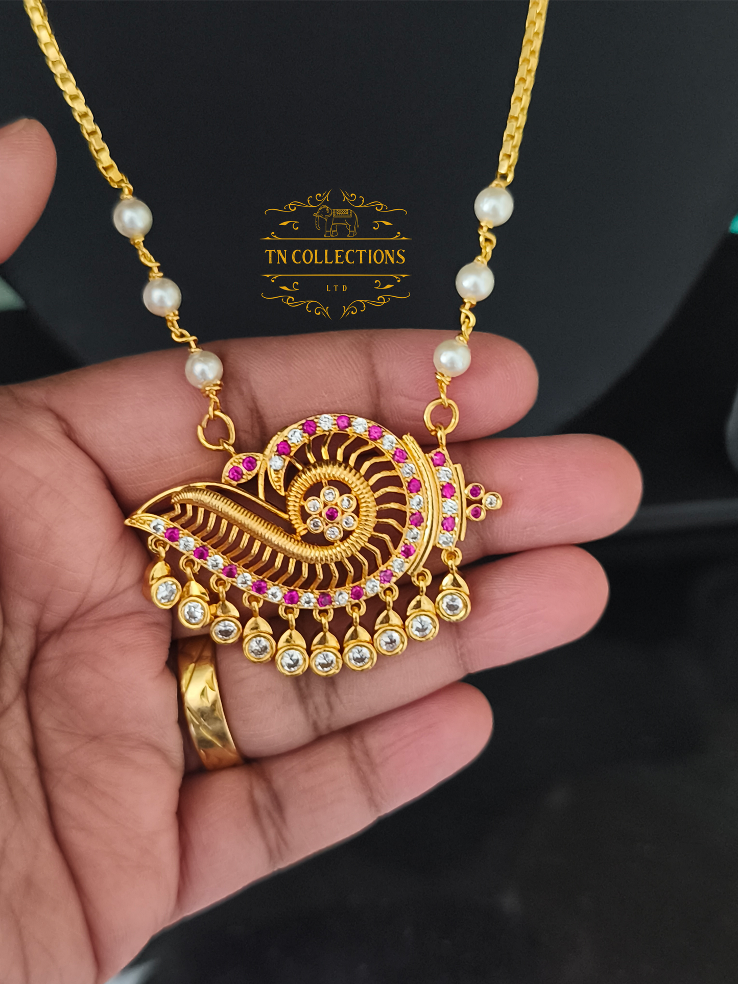 Micro Gold plated Sangu Pathakkam