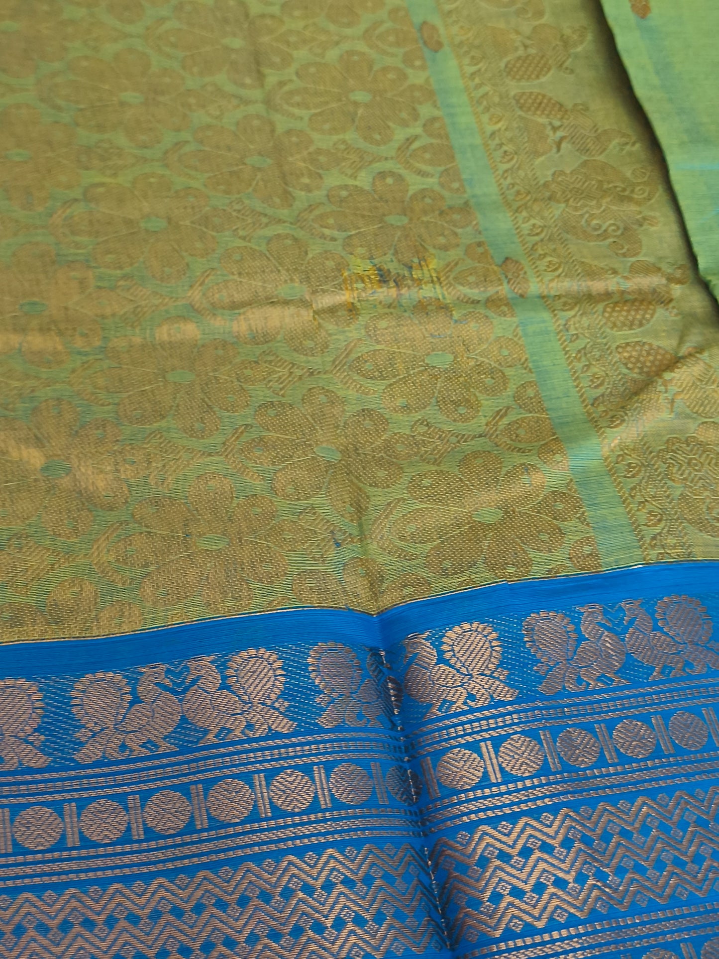 Grand Pure Kanchi Cotton Saree with Rich Pallu