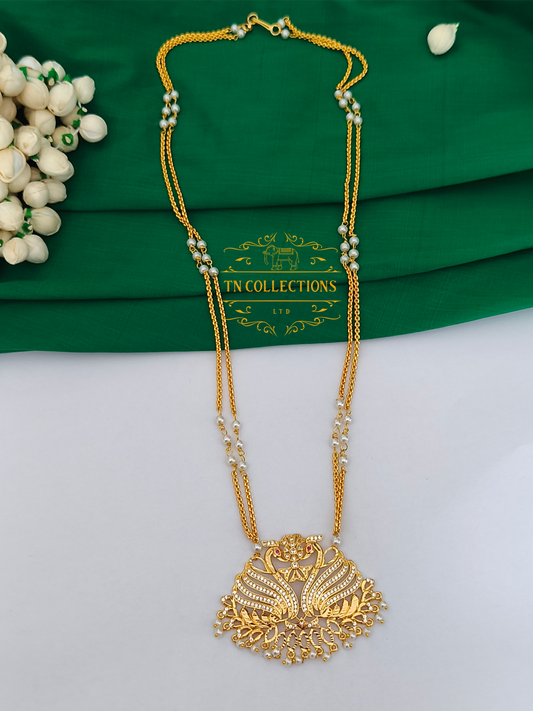 Micro Gold-Plated Traditional Peacock Pathakkam