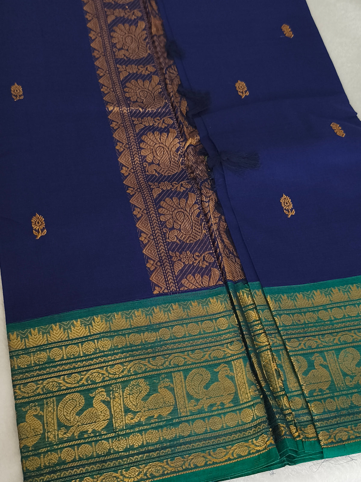 Grand Pure Kanchi Cotton Saree with Rich Pallu