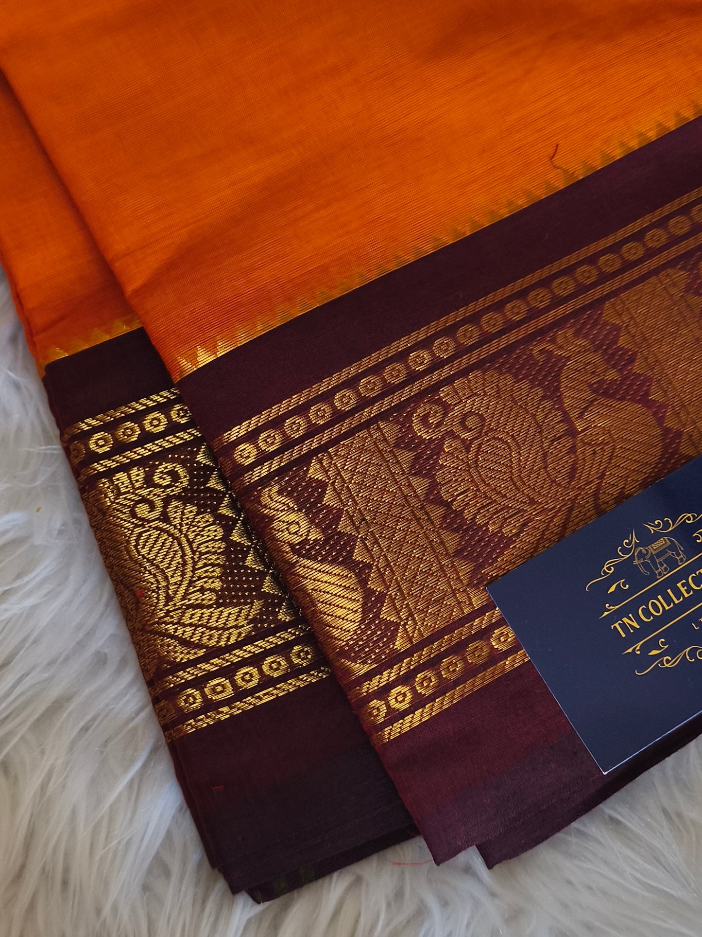 Pure Handloom kanchi cotton saree