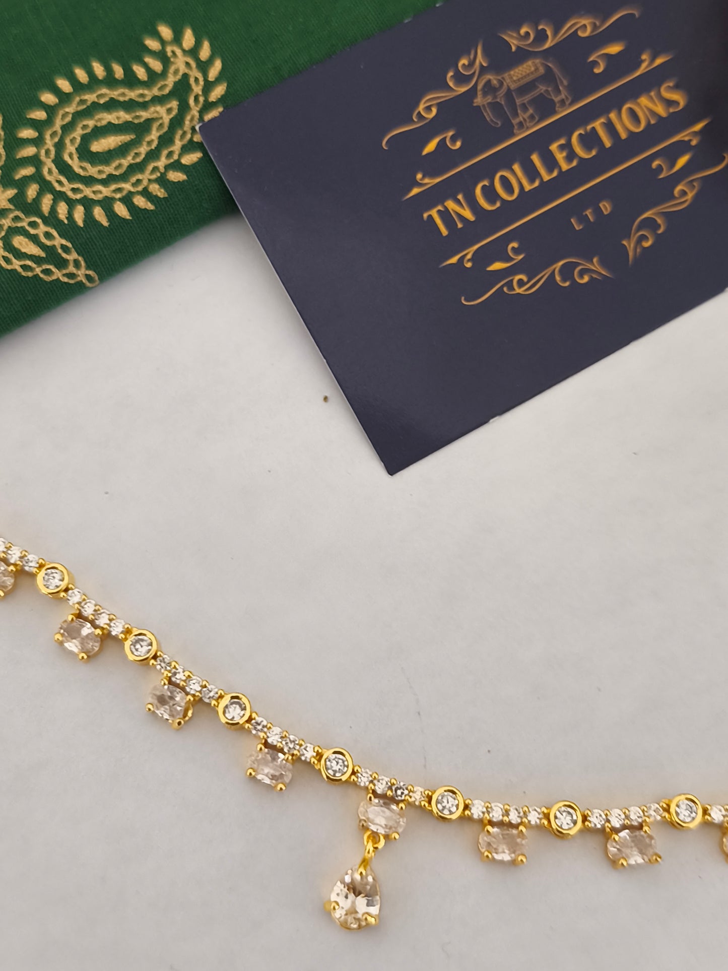Gold finish hip chain