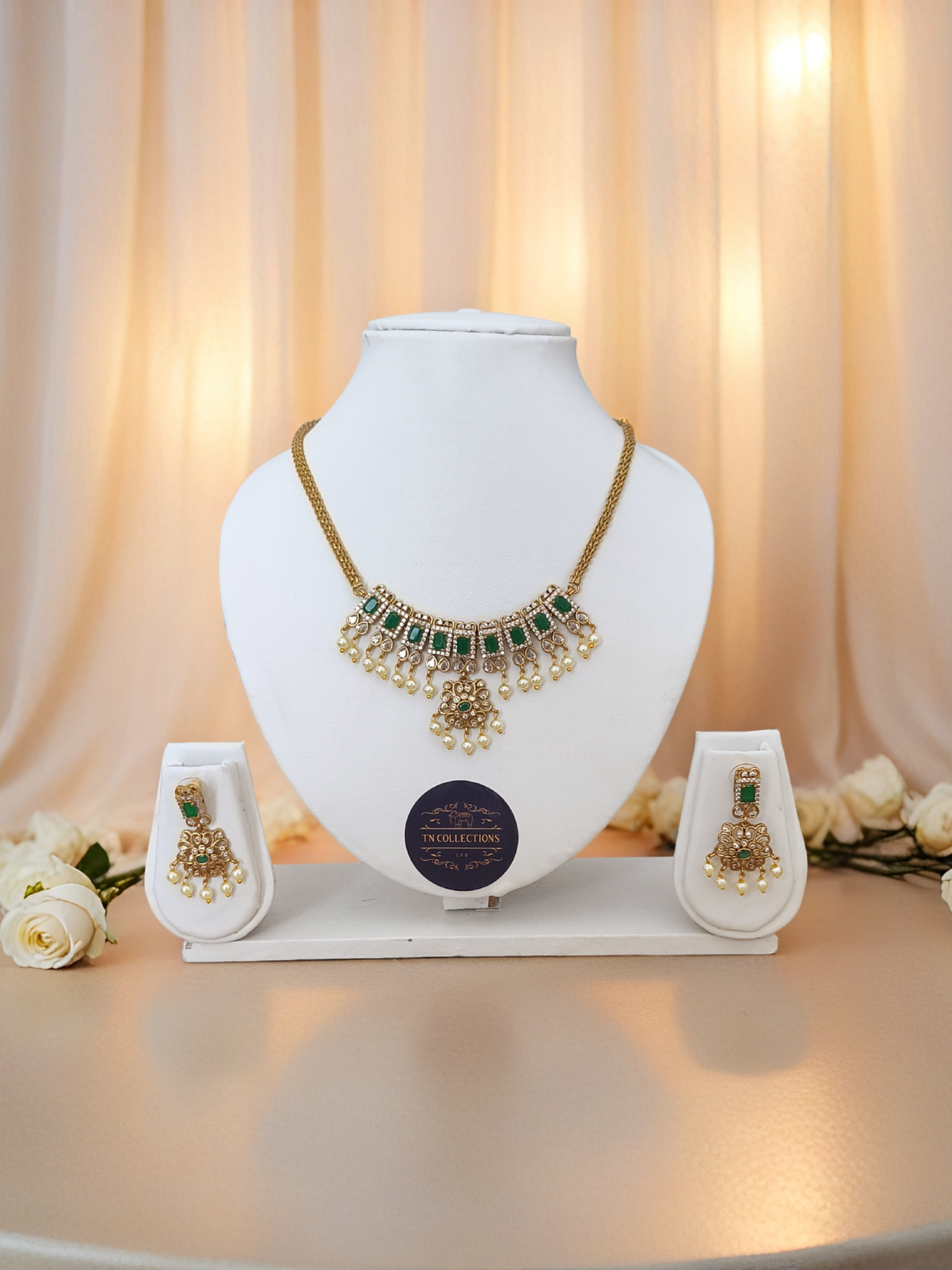 Antique Matte Finish Necklace set