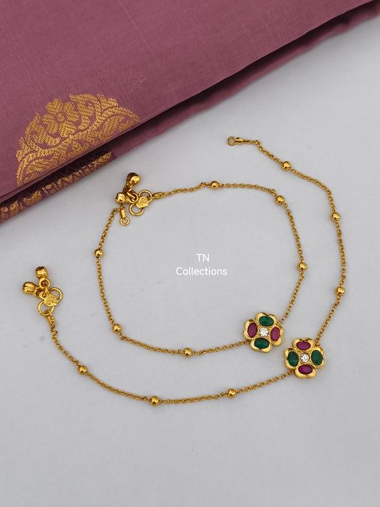 Antique Polish Trendy Anklets