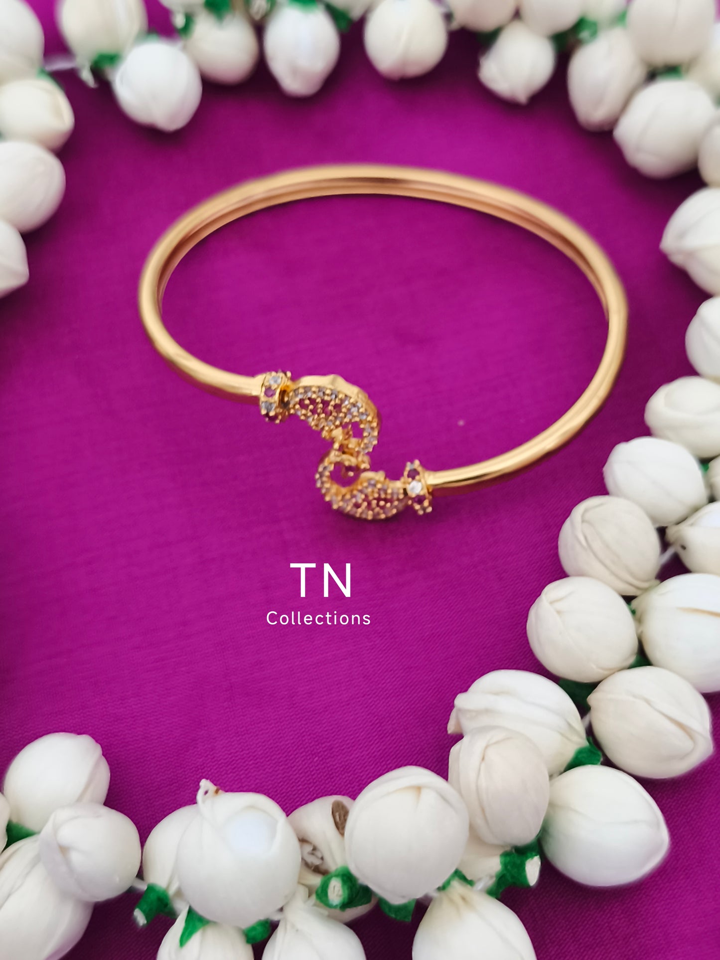 Gold plated openable kada