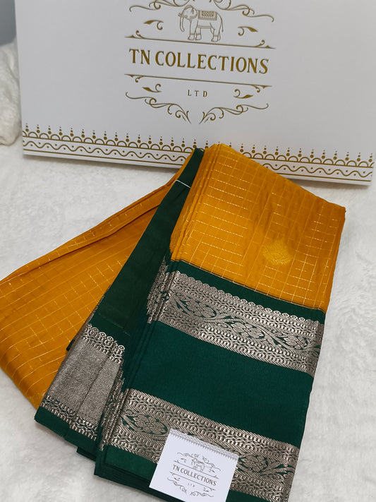 Premium kanchi semi silk saree