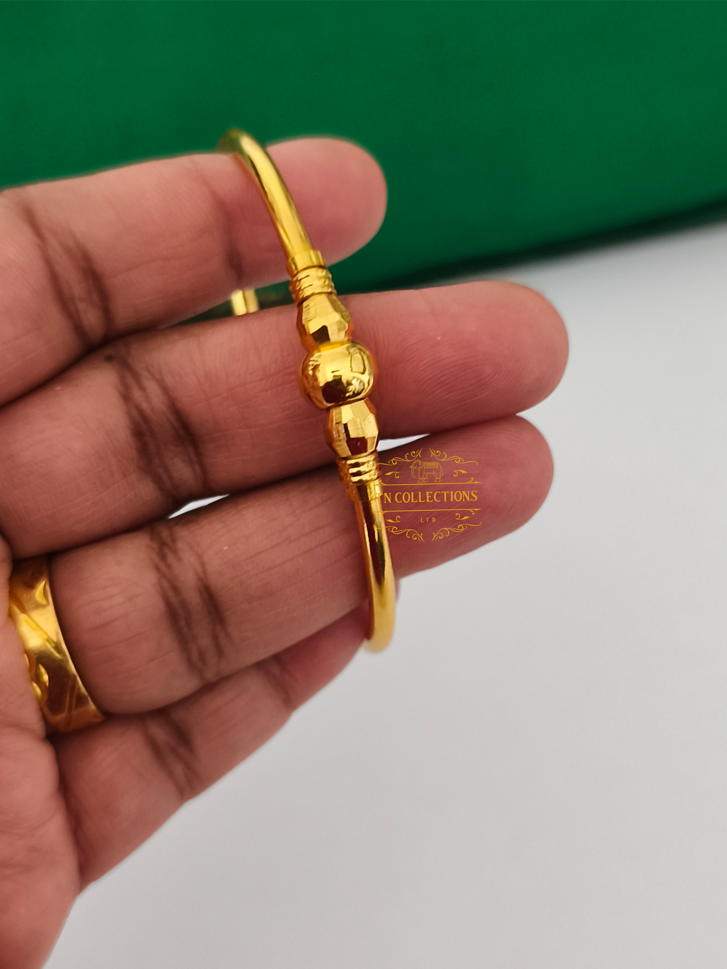 One gram gold plated Ball Design (SINGLE Bangle)