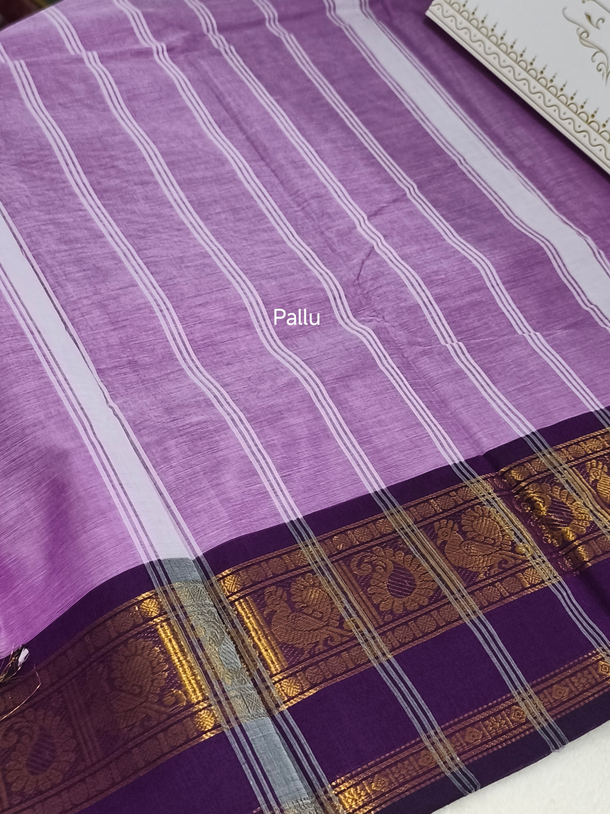 Pure Handloom Kanchi Cotton Saree