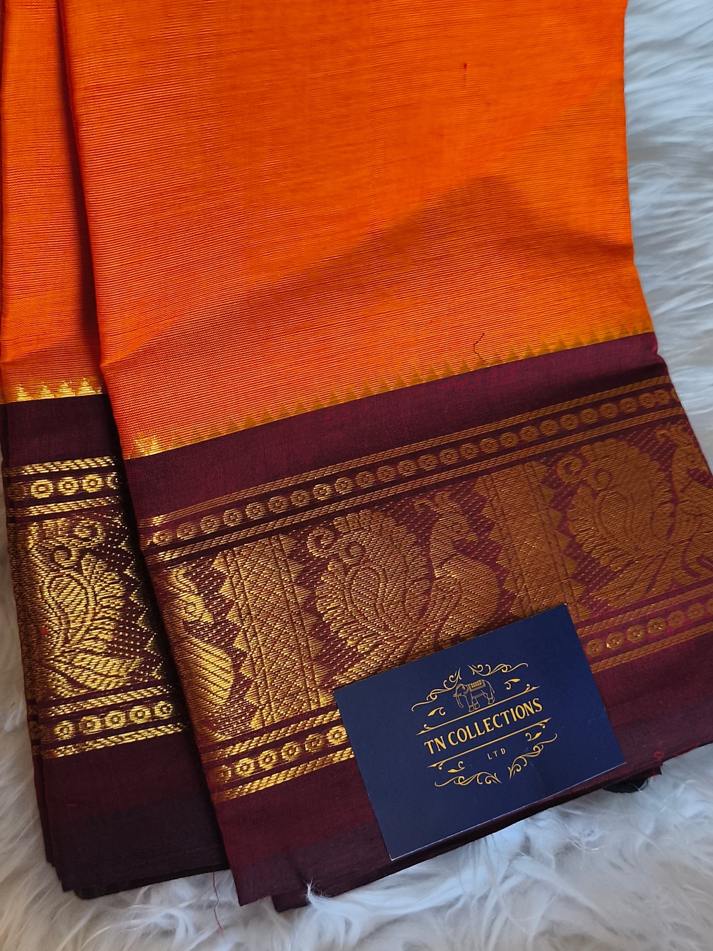 Pure Handloom kanchi cotton saree