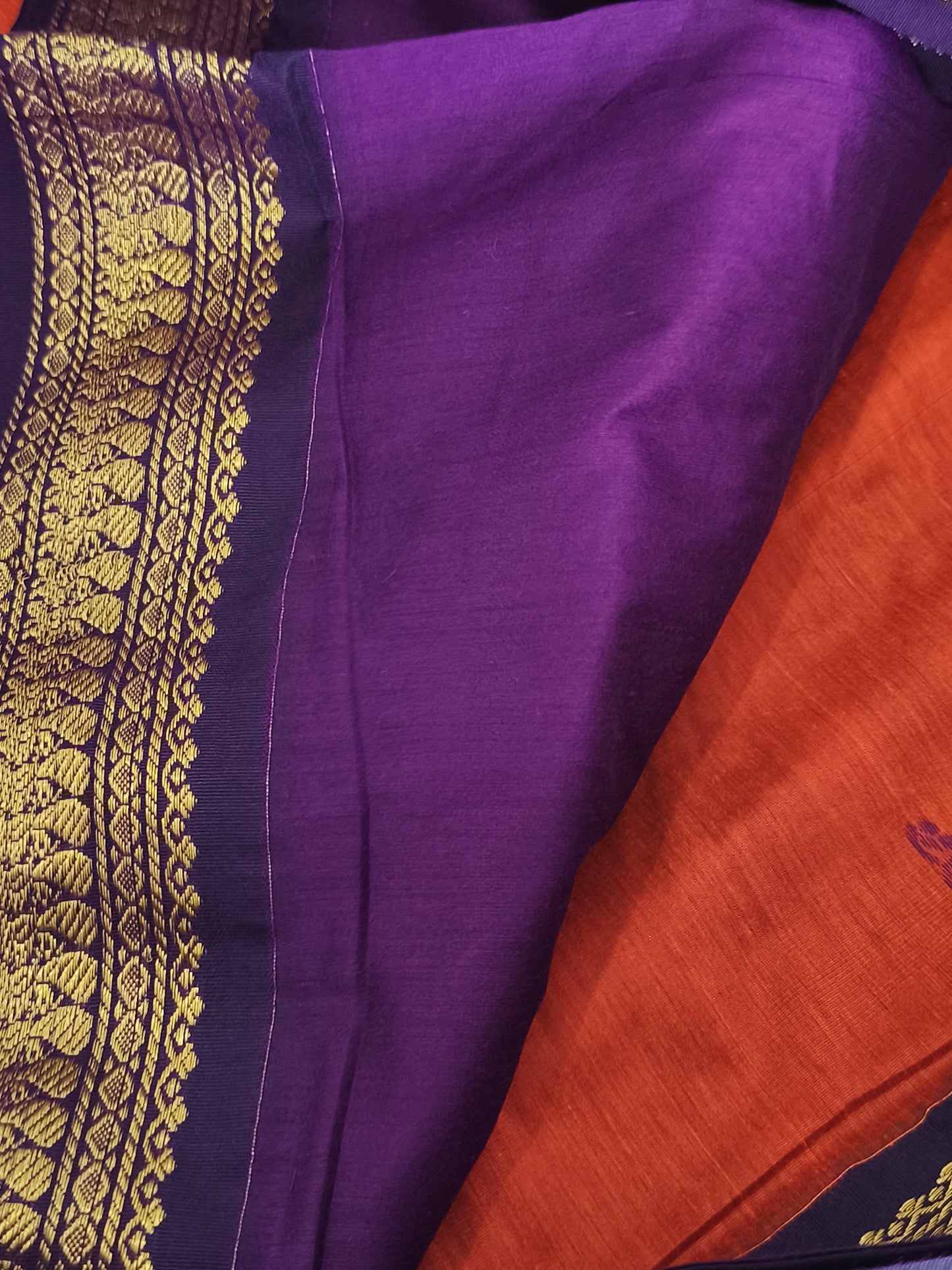 Kalyani Cotton Pattu Saree (Madisar 9 yards)