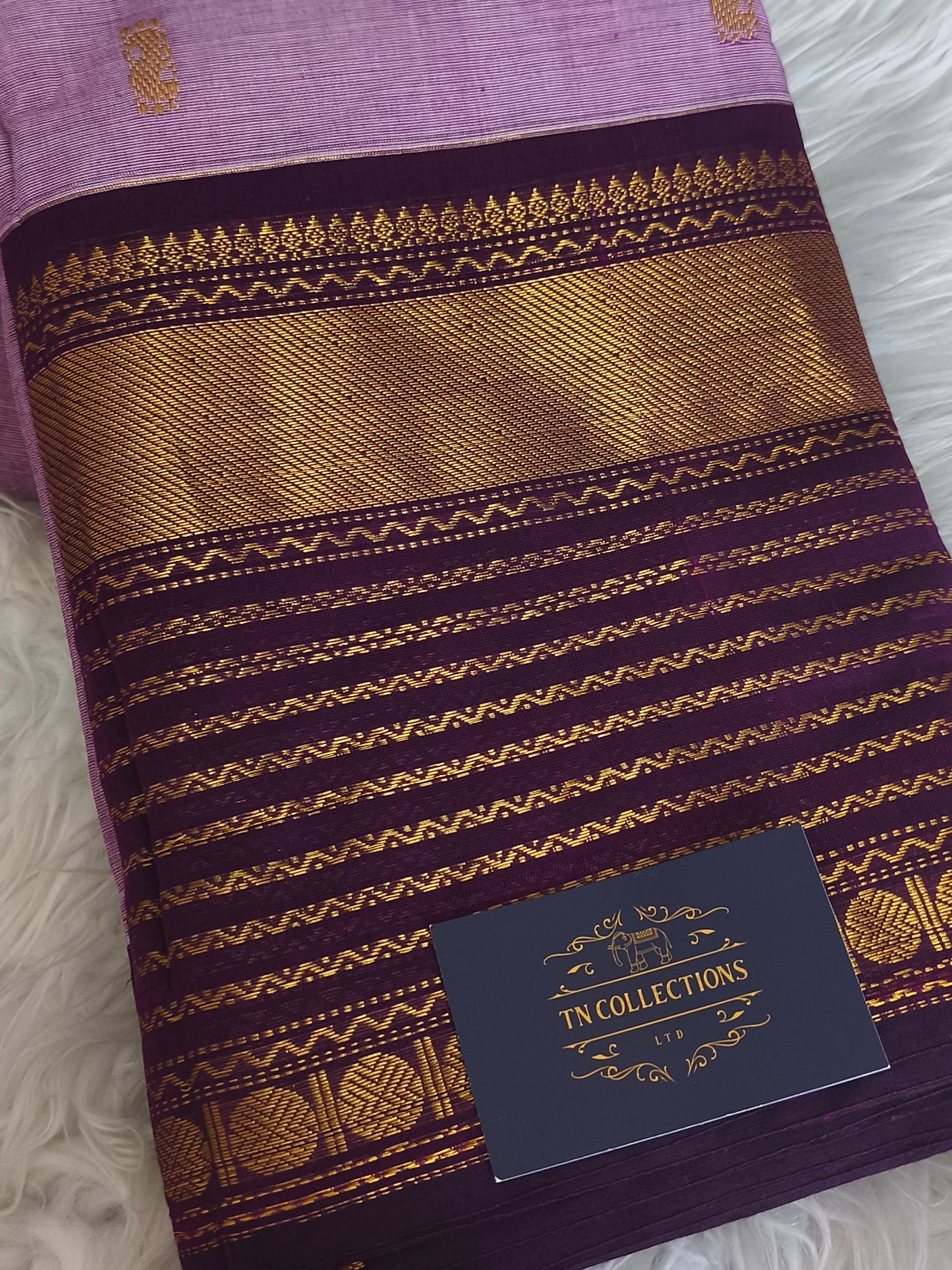 Grand Pure Kanchi Cotton Saree with Rich Pallu