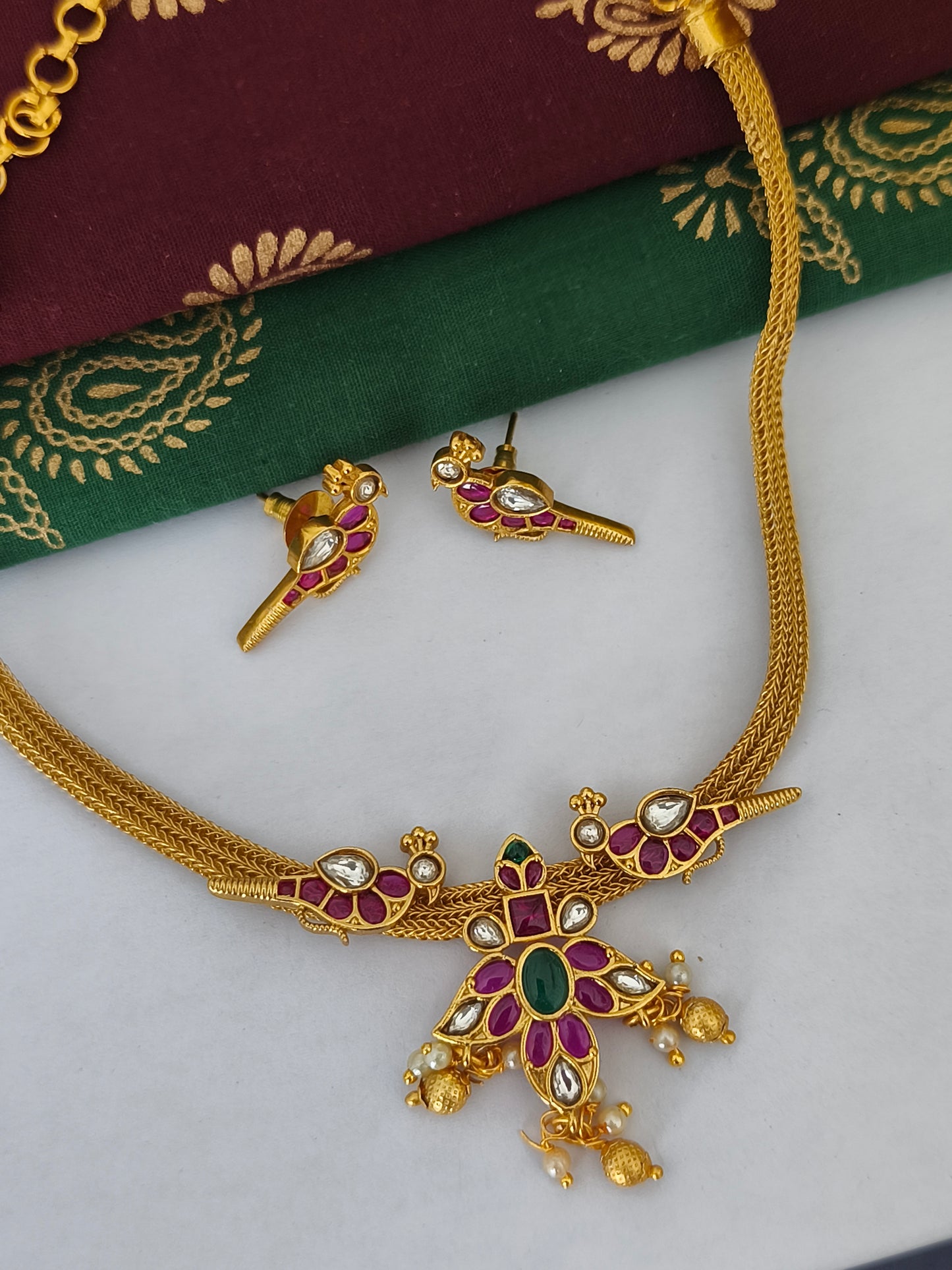 Matte Finish Necklace set