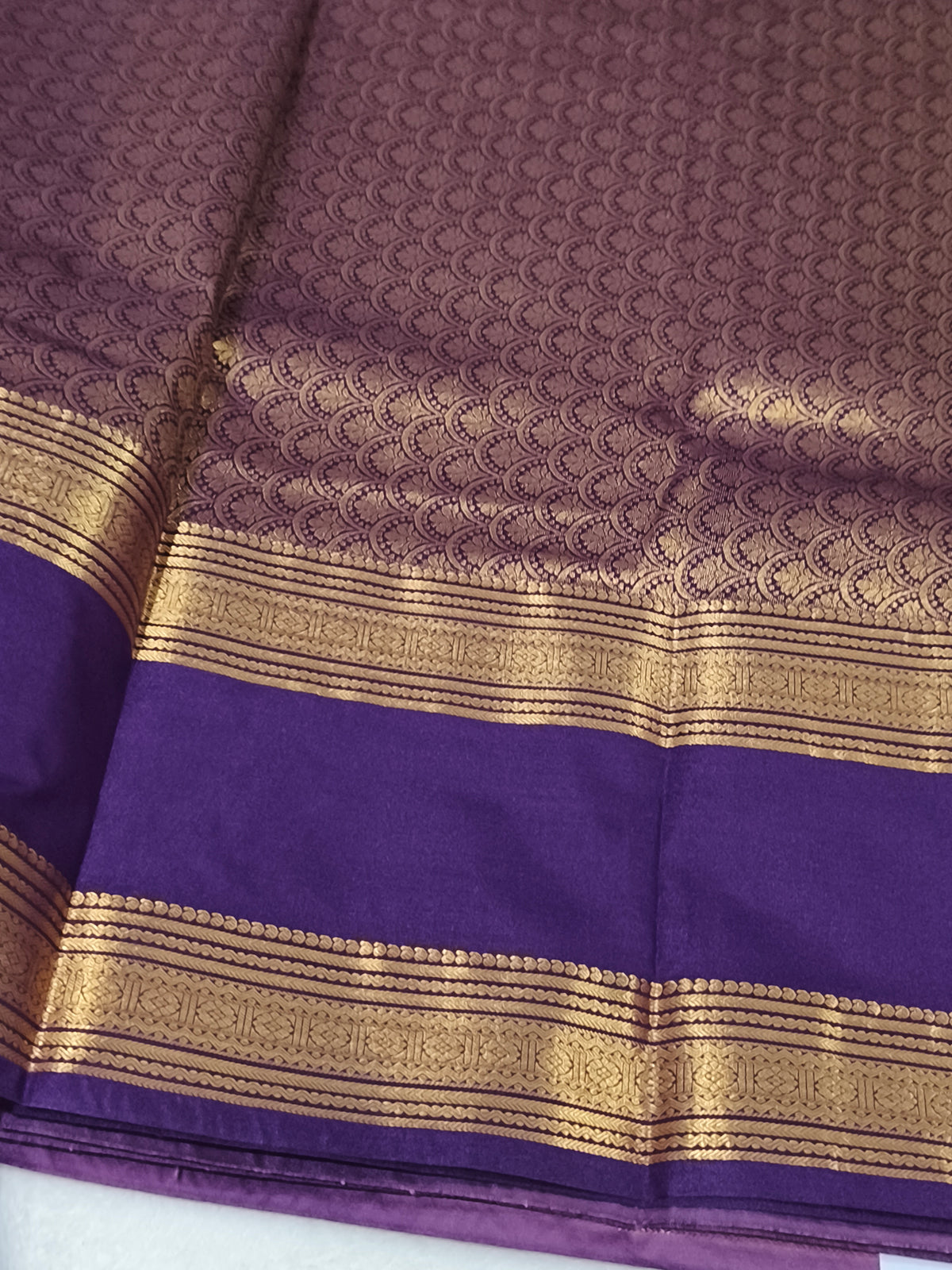 Trendy Semi Soft Silk Saree with contrast blouse and rich pallu