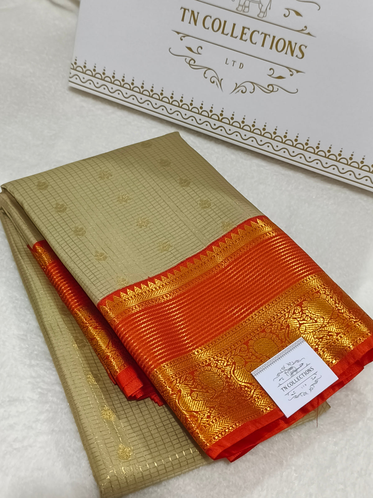 Korvai Premium semi Kanchipuram silk Saree