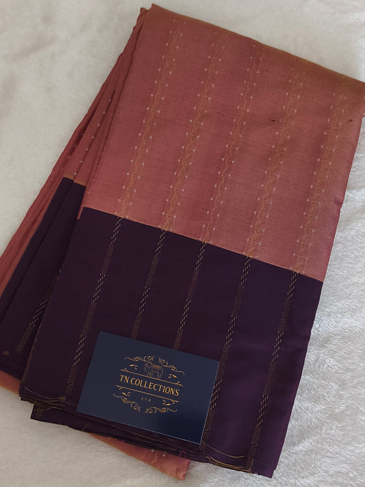 Elegant Dual shaded Soft silk saree