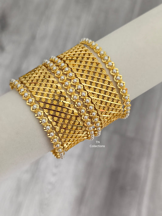 One gram gold plated Bangles Set