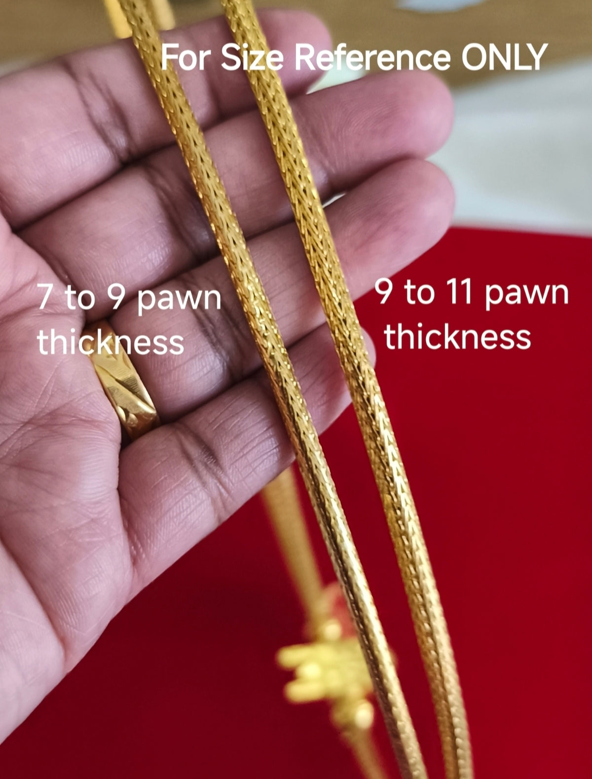 22ct Gold Plated Traditional Hindu Thalikodi with Kombu thali,thadai & Coins (7 -9 Pawn thickness)