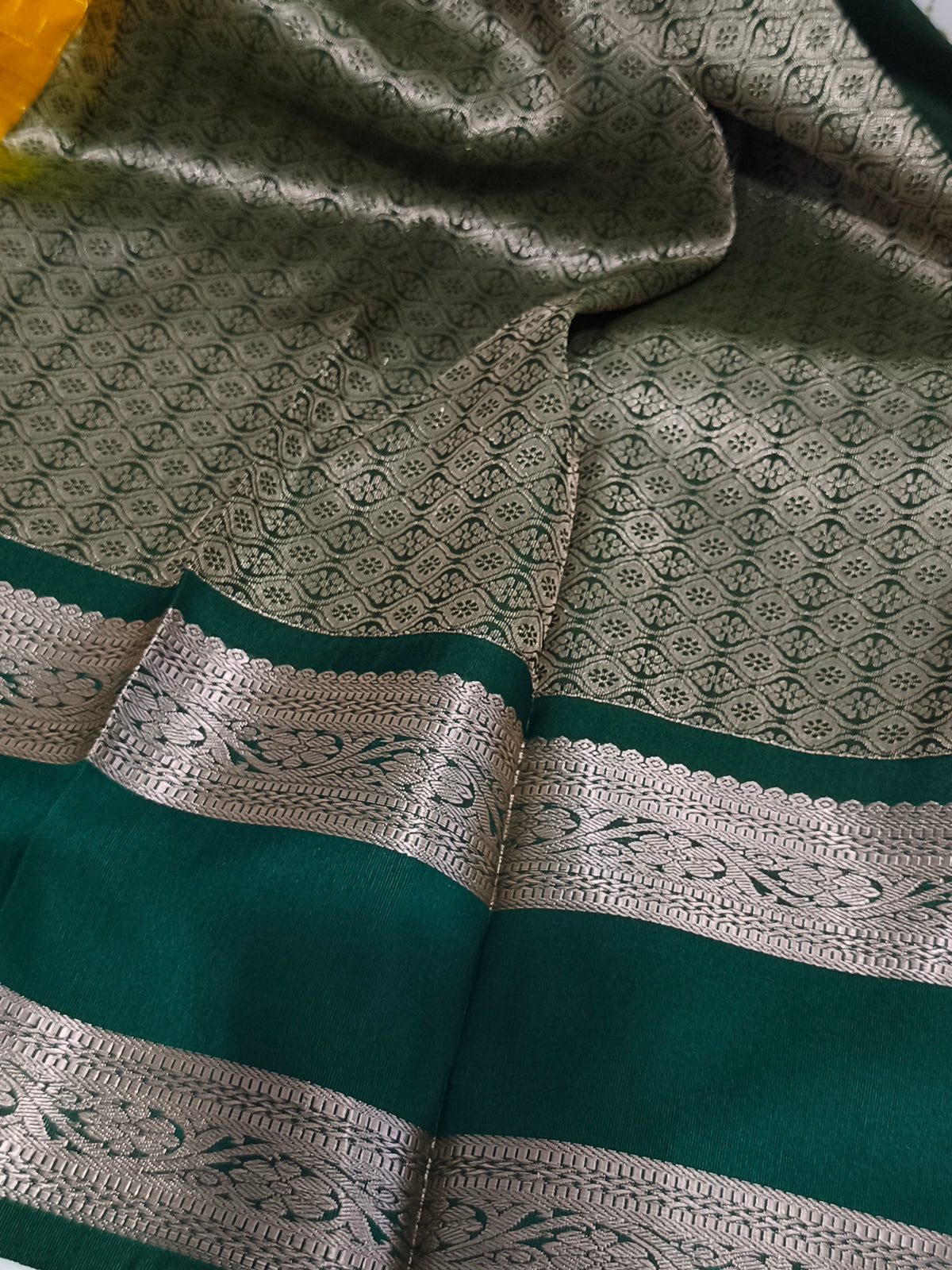 Premium kanchi semi silk saree