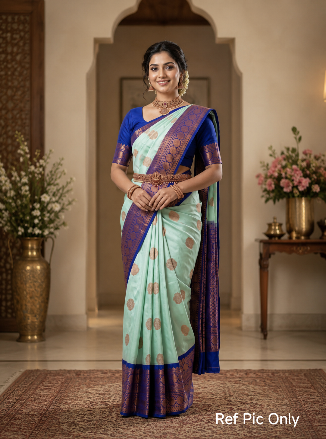 Premium Korvai Soft Silk Saree