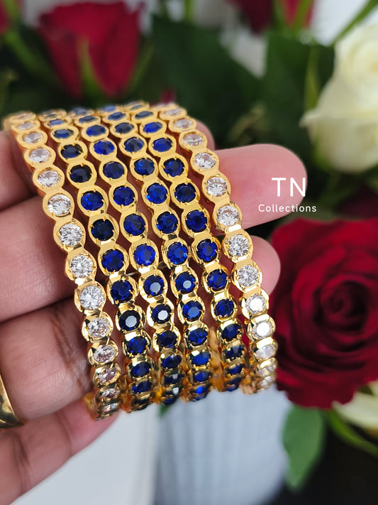 Impon Bangles with AD stone  size 2.6