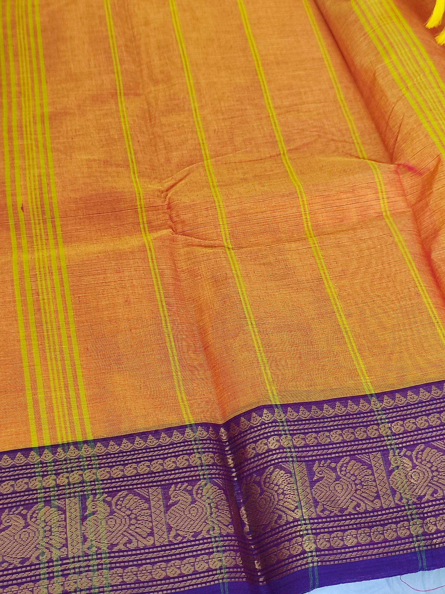 Pure Handloom Kanchi Cotton Saree