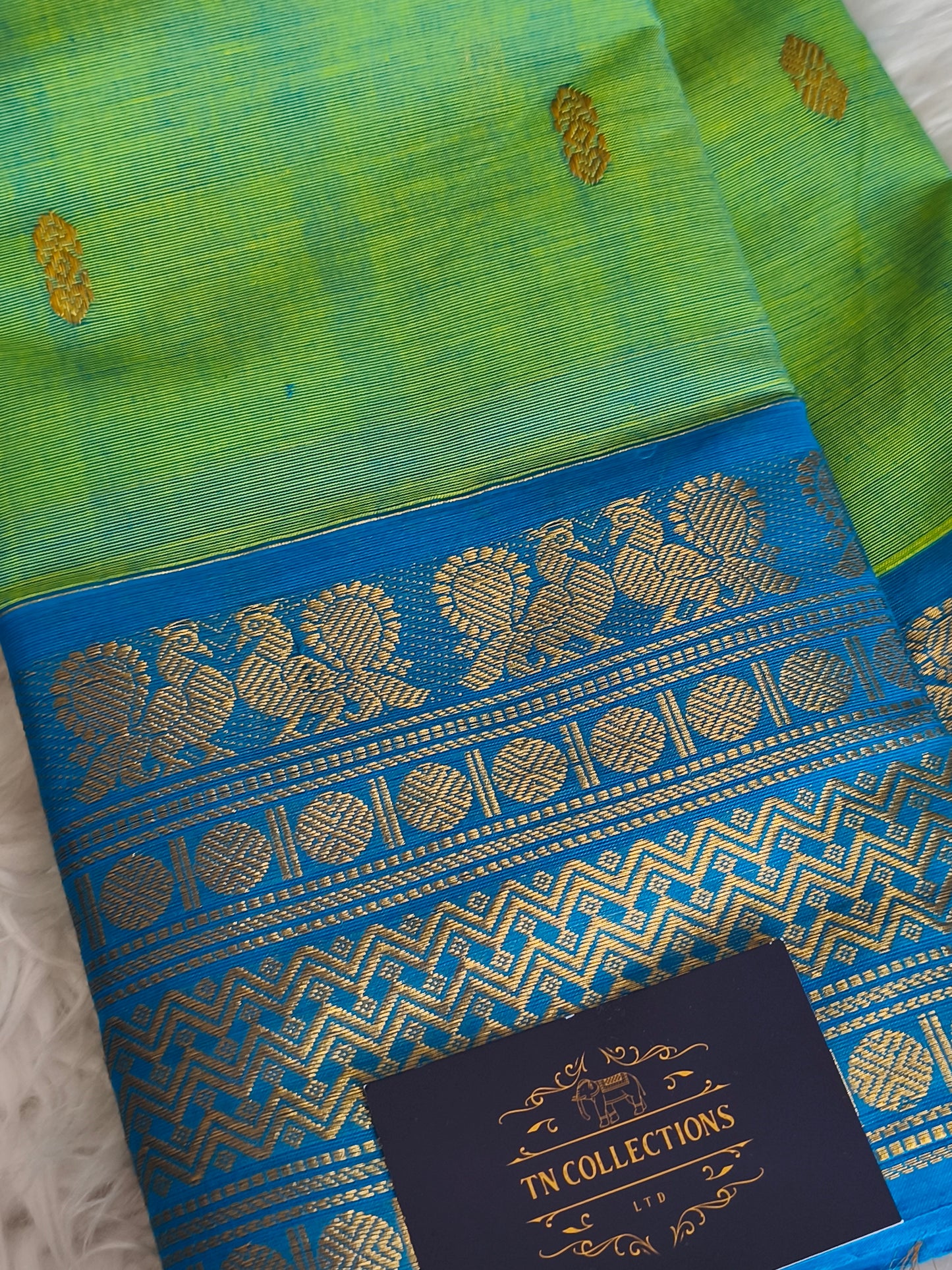 Grand Pure Kanchi Cotton Saree with Rich Pallu