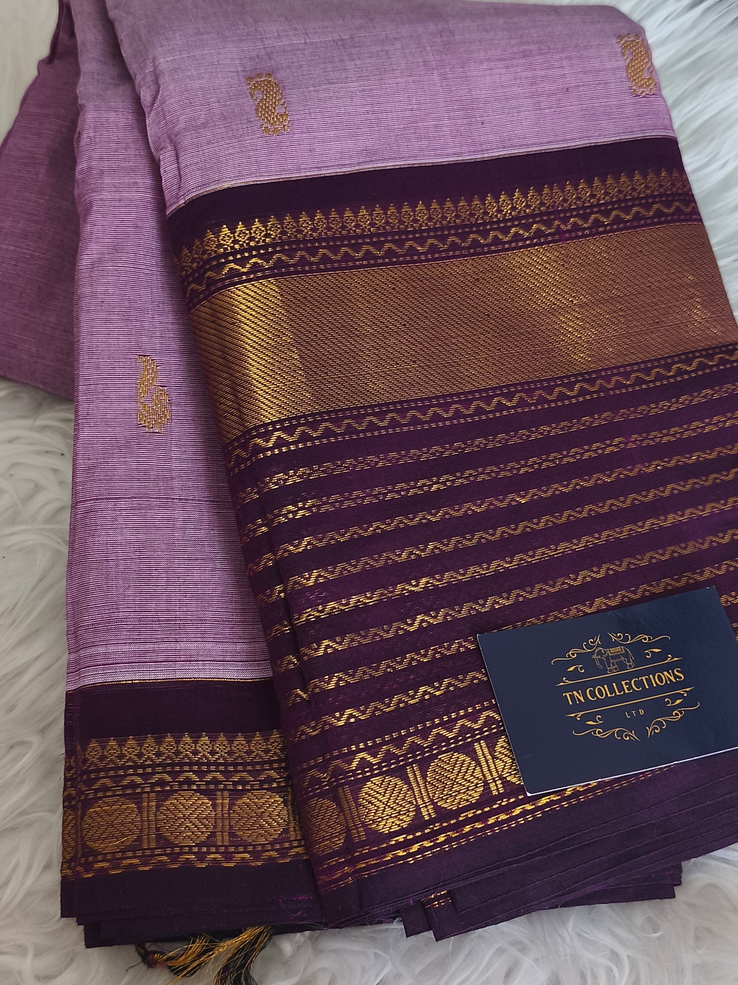 Grand Pure Kanchi Cotton Saree with Rich Pallu