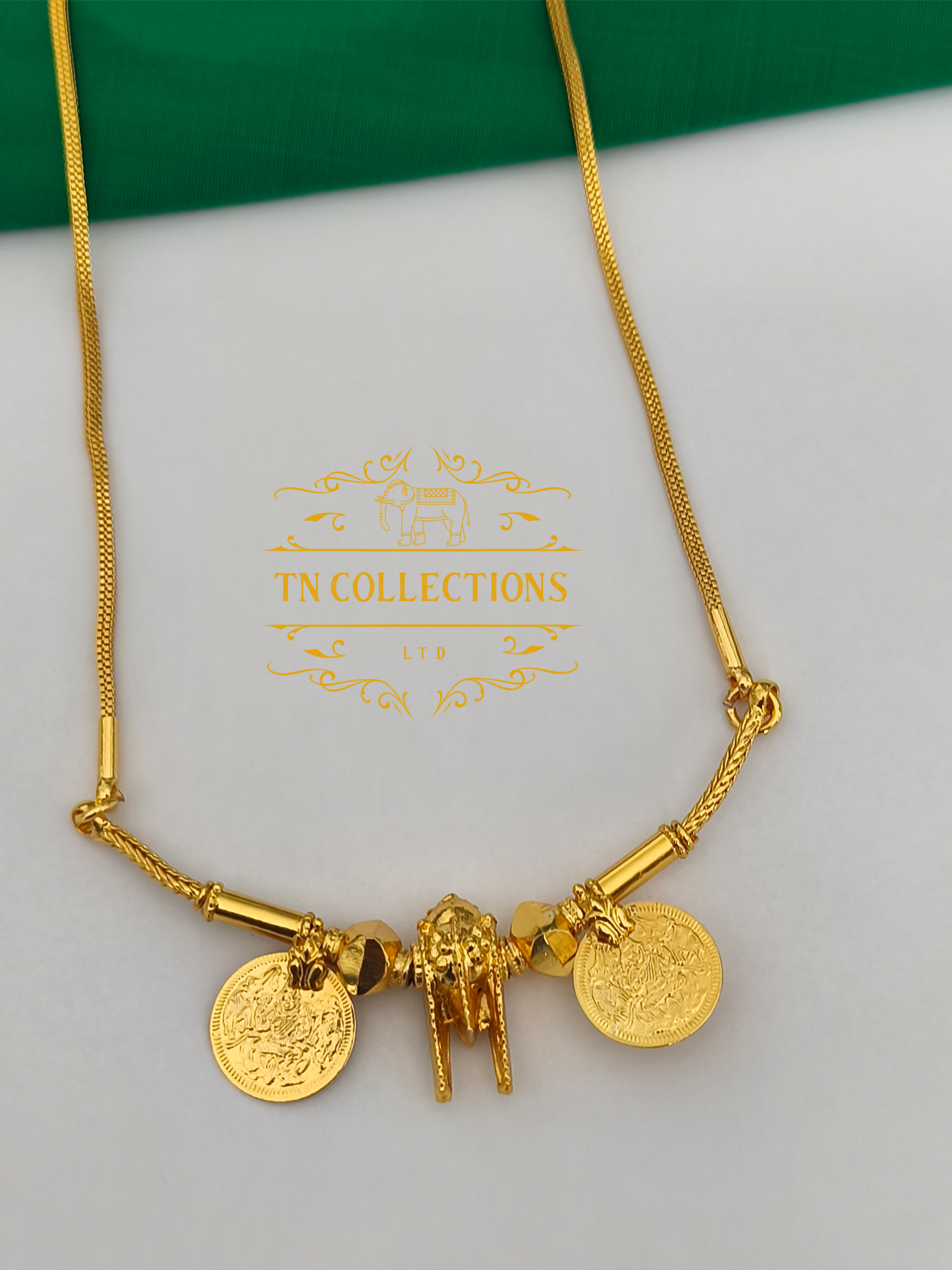One gram gold plated Traditional Southindian style Thalichain (Thirumangalyam)