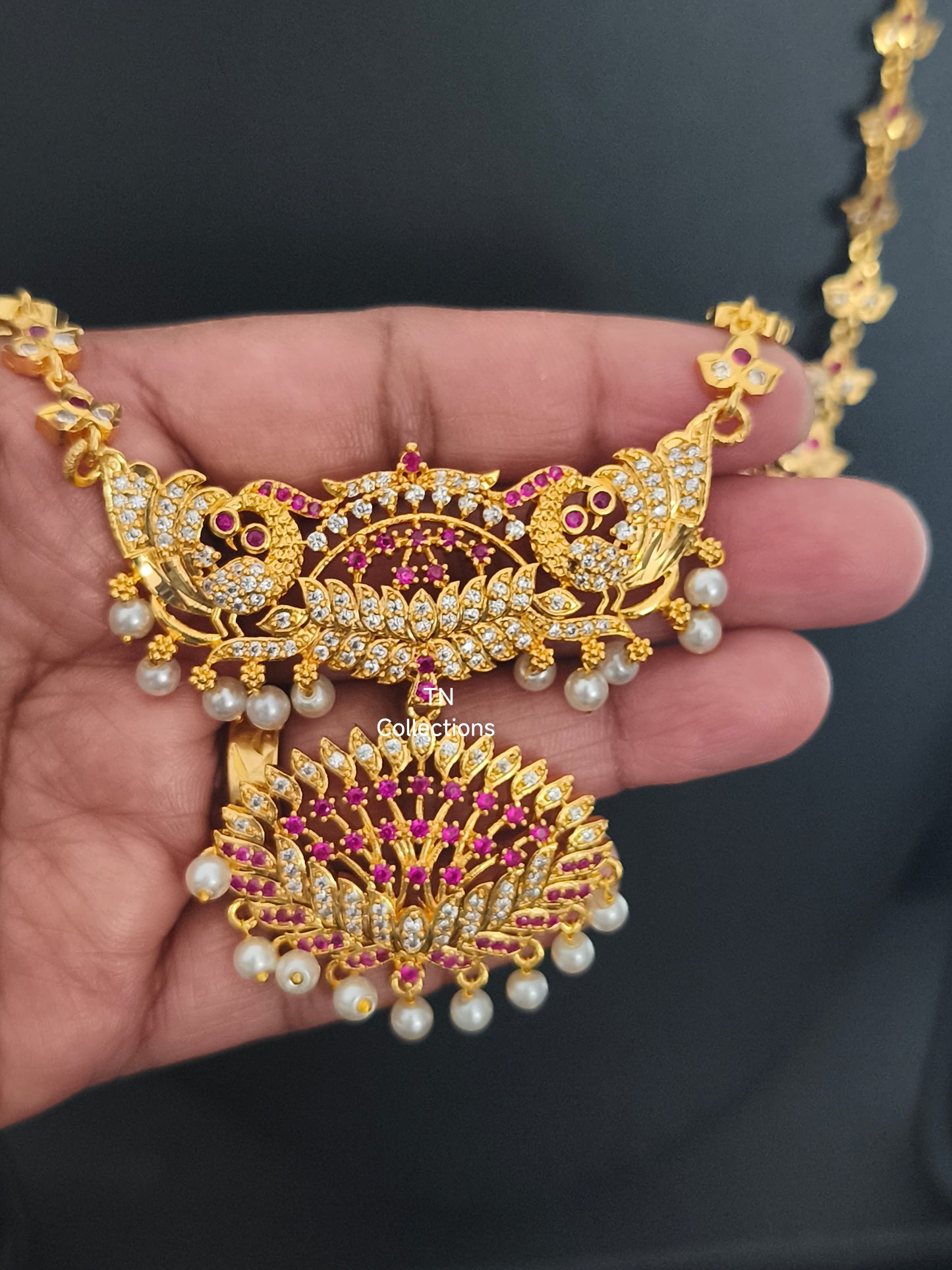 Micro gold plated Traditional Semi Bridal Set