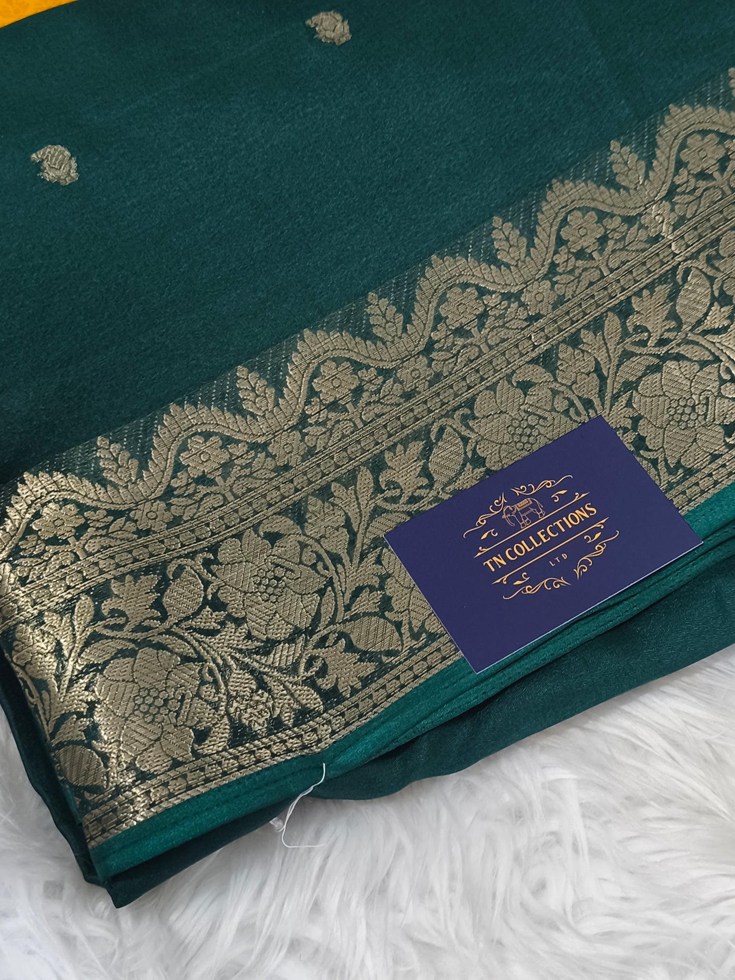 Soft Georgette saree (Green)