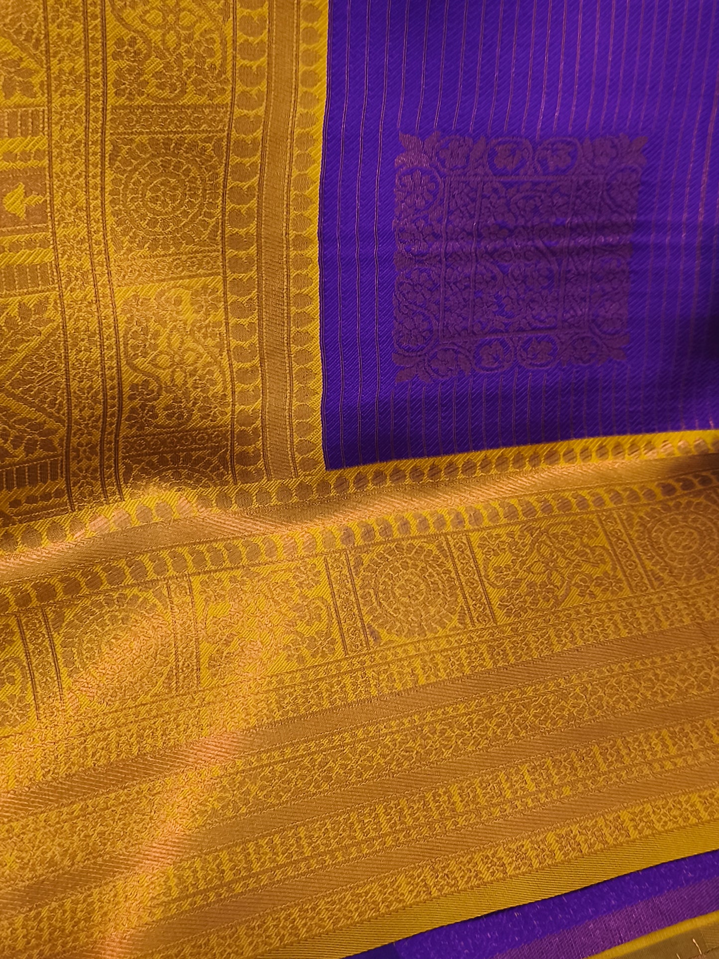 Kanjivaram Semi Silk  saree