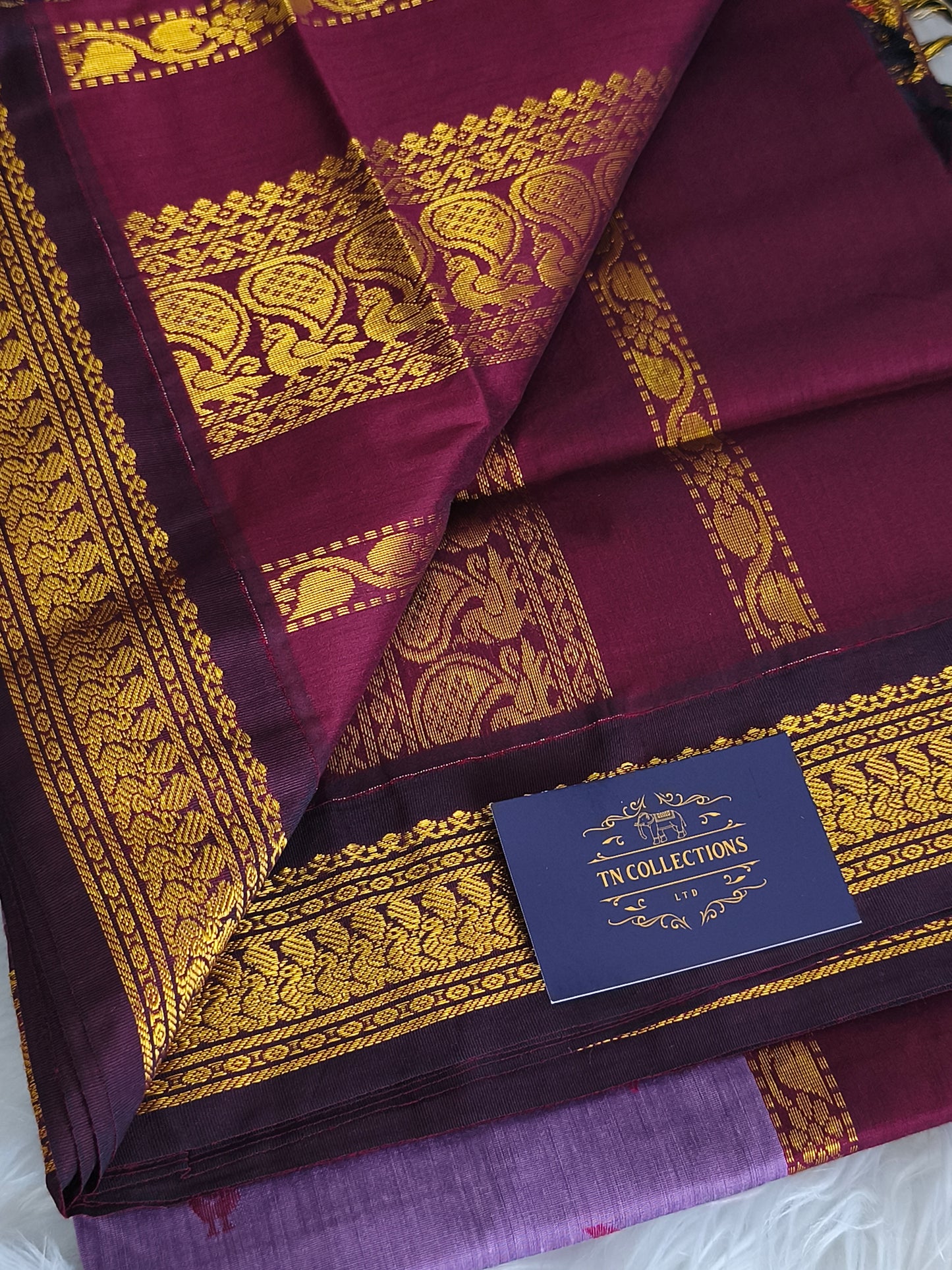 Kalyani Cotton Pattu Saree (Madisar 9 yards)
