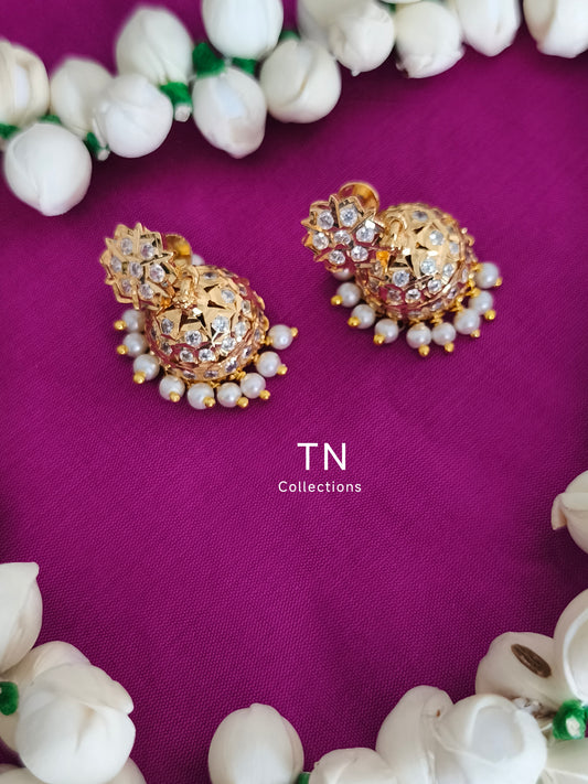 Impon Micro gold plated Earrings/Jhumka
