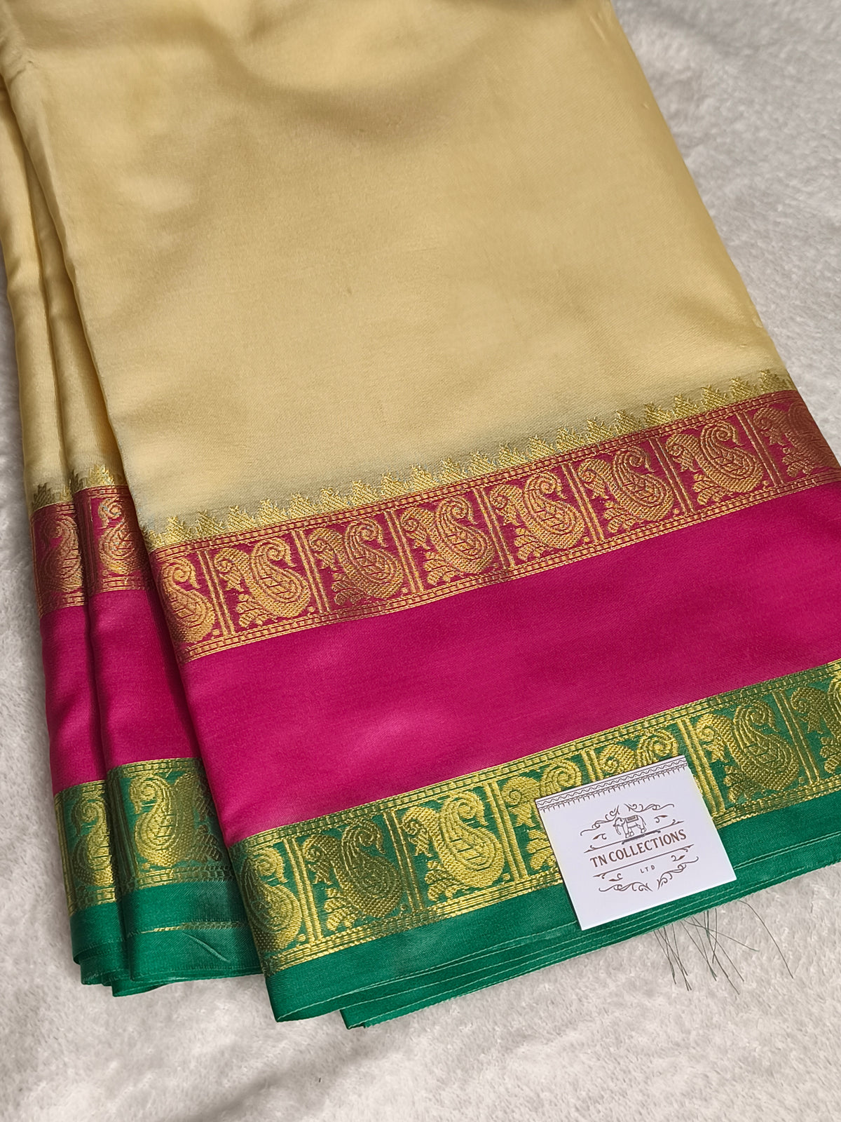 Semi Kanjivaram Banaras Soft Silk Saree