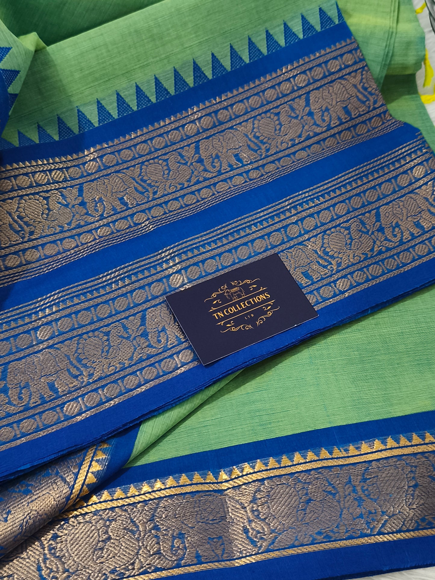 Pure handloom Kanchi Cotton Saree