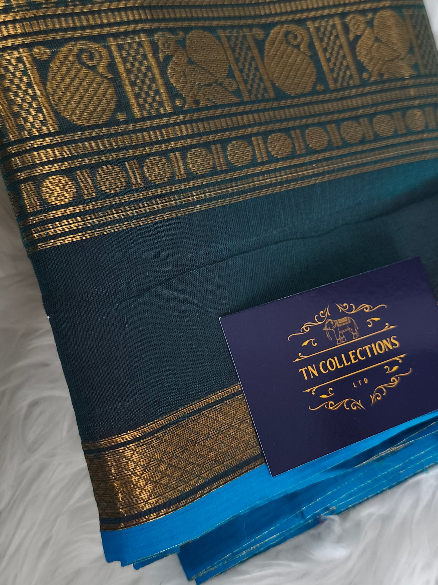 Pure handloom kanchi cotton saree