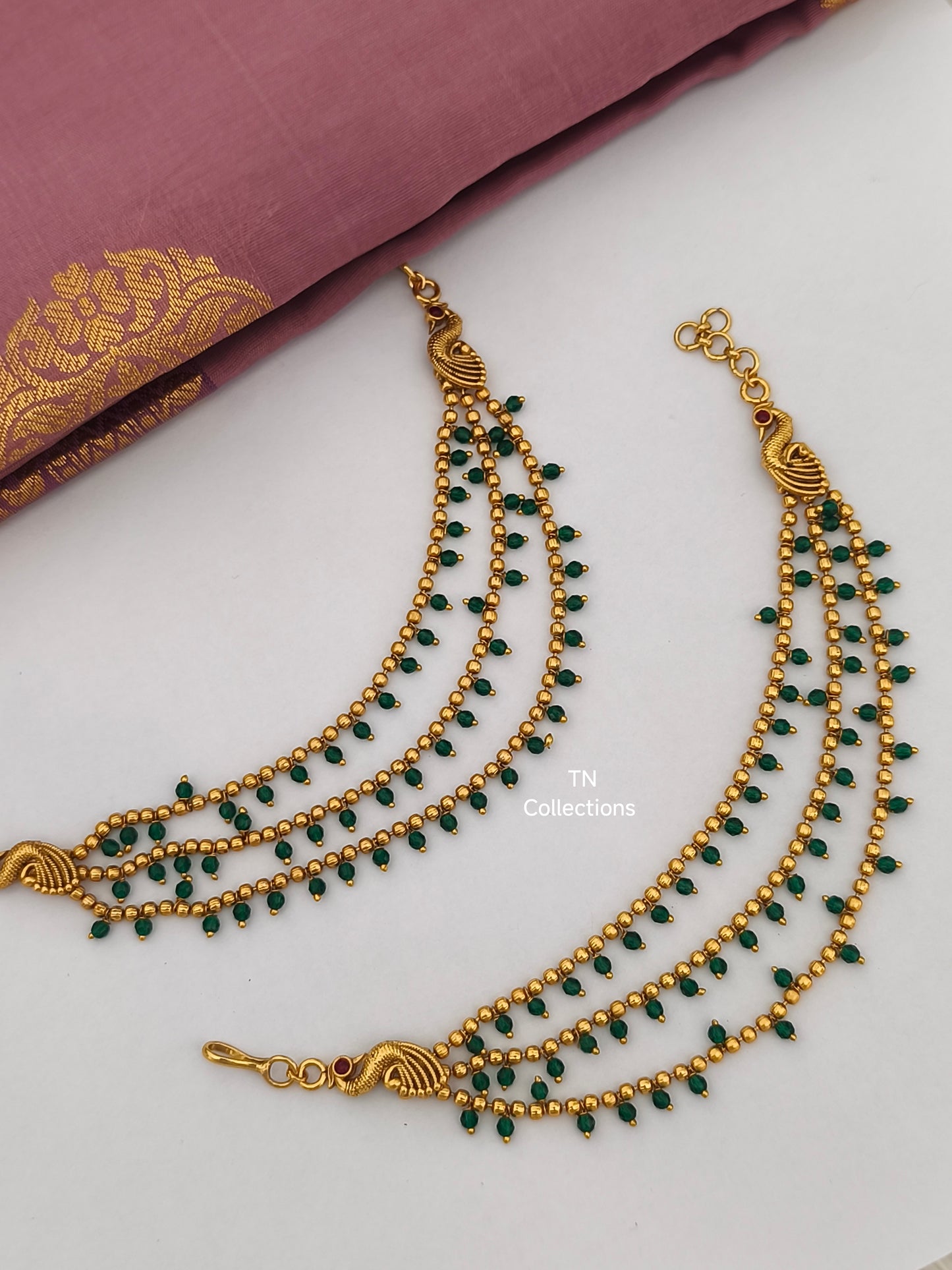 Antique Polish Emerald green Maatal