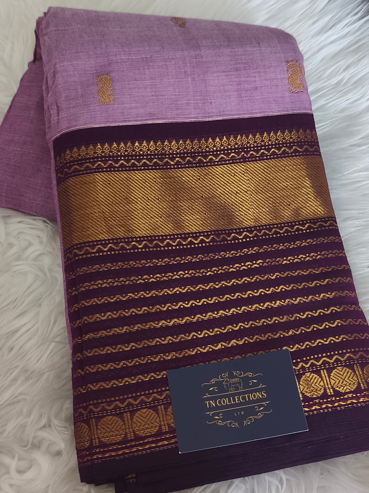 Grand Pure Kanchi Cotton Saree with Rich Pallu