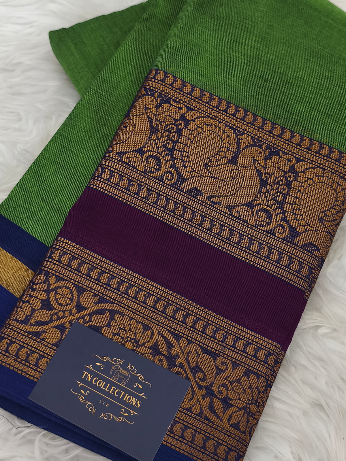 Pure Kanchi Cotton Saree WITHOUT running blouse